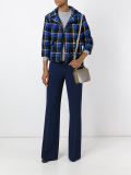 three-dimensional checked jacket