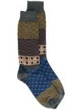 geometric print socks