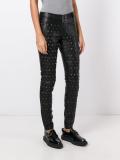 studded lambskin trousers
