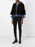 three-quarters sleeve cropped jacket