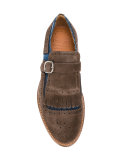 fringed buckle loafers 