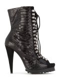 open toe boots