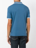 contrast trim polo top