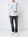 abstract print shirt