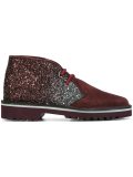 glitter panel desert boots