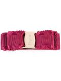 logo embossed hair clip