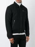 zipped bomber jacket 