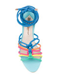 rainbow tied sandals 