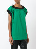 drawstring short sleeve top