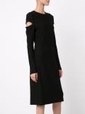 cutout detail dress
