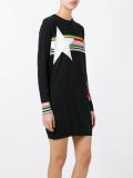 striped sweatshirt dress