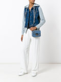 floral embellished shoulder bag 