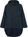 hooded cape jacket 