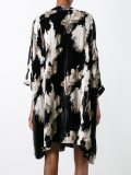 bleached velvet dress