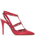 ‘Rockstud Rolling Noir’高跟鞋
