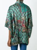 paisley print kimono top