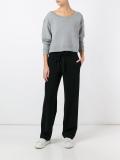 drawstring track pants 