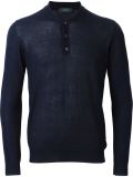 longsleeved polo shirt