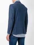 buttoned single breasted blazer