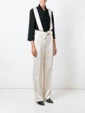 dungaree effect trousers