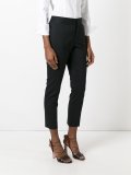 embroidered waistband trousers