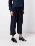 corduroy peg trousers