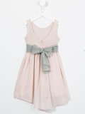 tailed bow-waist dress