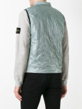 quilted zip gilet 