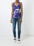 camouflage print tank top