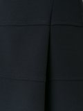 short pleat detail a-line skirt