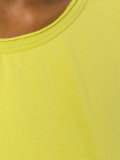 short sleeve curved hem T-shirt