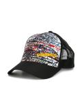graffiti tags trucker cap