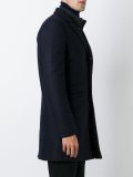 padded checked coat