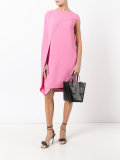 asymmetric cape dress