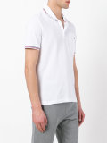 contrast piping polo shirt