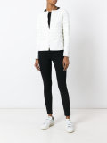 zipped puffer jacket