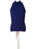 'Tie Back Rib' top