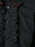 hands collar flared dress