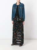 printed maxi skirt 
