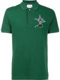 Lacoste x Jean-Paul Goude标志印花polo衫