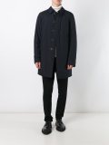 single breasted padded coat 
