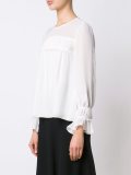 gathered front blouse 