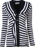 striped cardigan