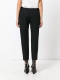 drawstring cropped trousers