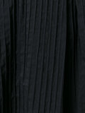 pleated midi skirt