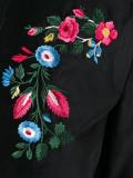 embroidered flared trousers