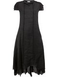 pointy shortsleeved dress
