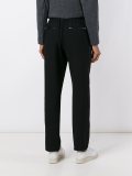 stripe appliqué trousers 