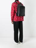 logo print backpack