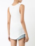 deep V-neck tank